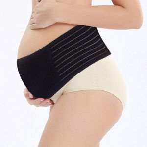 Ceinture De Maternité - Ceinture De Soutien Pour La Grossesse - Bande Ventrale Pour Soulager Les Douleurs Lombaires, Pelviennes Et Des Hanches (Respirante/Réglable/Taille Unique) - Neuf