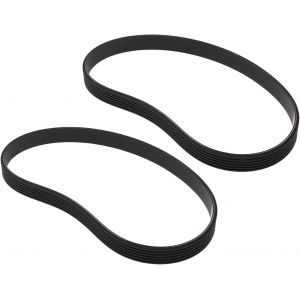 SUBZONAL-2pcs Courroies Trap&eacute;zo&iuml;dales &agrave; 6 Nervures 6PJ470 pour Moteur 185J Courroie en Caoutchouc Nervur&eacute;e PJ470 pour Tapis Roulant Masseur Tondeuse &agrave; Gazon Tron&ccedil;onneuse Compresseur d'air 470mm - Neuf