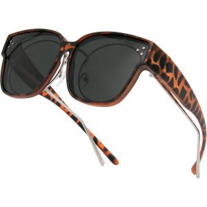 Surlunettes De Soleil Femme Homme,Lunettes De Soleil Polarisées Grandes Pour Lunettes De Vue Lunettes De Soleil À Enfiler Pour Conduite Sport Peche - Neuf