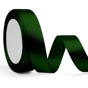 Rubans De Satin Pour Emballage Cadeau - Vert Foncé, 20 Mm X 23 M - Ruban D'arbre De Noël - Neuf