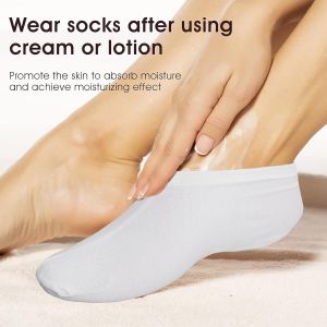 3 Paires de Gel Hydratant Pieds Chaussettes, un Grand Sec, Dur, Peau Craquelée, Idéal pour les Talons, Idéal pour des Soins Cosmétiques et de Réparation de la Peau. - Neuf