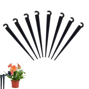 Plastique D'irrigation Support R&eacute;glable D'arrosage Syst&egrave;me Support Irrigation Goutte &agrave; Goutte Ancre de Fixation Goutteur &agrave; Micro-d&eacute;bit Arroseur Tuyau D'arrosage Ancrage au Sol pour Tuyau 4/7 - Neuf