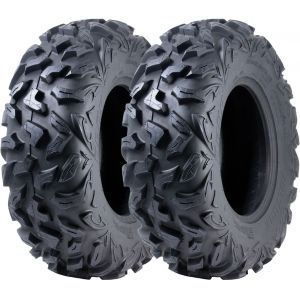 25x8.00R12 ATV Tyre 205/80R12 OBOR Vulture 6-ply Road Legal 60J 250kg (Set of 2) - Neuf