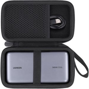 Housse Pour Ugreen Nexode 145W Batterie Externe 25000Mah &iquest;90597A Power Bank,Non Compris Ugreen Nexode Power Bank,Noir(&Eacute;tui Uniquement) (Ugreen Nexode 145W 25000Mah)[BAT950421] - Neuf