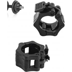 2 Pcs Pinces Pour Haltères,Barre D'haltères,30mm,Fixation,Pinces Pour Haltères À Dégagement Rapide,Pinces Pour Haltères Pour L'exercice,L'haltérophilie, L'entraînement,Accessoires [Ela710129] - Neuf