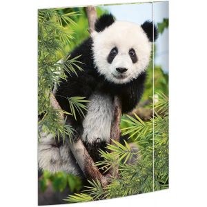 ERYI-45376 - Porte-Documents Panda 310 X 440 Mm, Porte-Documents Pour Din A3, Avec Fermeture Élastique, 1 Pièce - Neuf