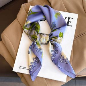 70cm Design Bandes De Cheveux Foulards Carr&eacute;s Mode Impression Satin Foulard En Soie Pour Les Femmes Foulard Enveloppes De Poignet Dame Ruban Ch&acirc;le Foulard--Jnc507-01 - Neuf