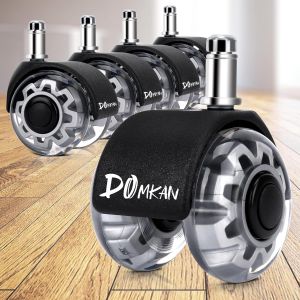 SUBZONAL-Lot de 5 Roulettes Chaise de Bureau, 11x22 mm 360&deg; Degr&eacute;s Sans Rayures, Aucun Bruit,pour Chaise de Bureau,Sols en Bois, Moquettes, Carrelages - Neuf