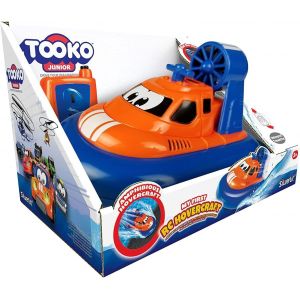 KAL-Tooko Junior Bateau Télécommandé-Il Roule Sur Le Sol Et Flotte Dans Le Bain - Portée De 5 Mètres - Sol / Eau - Piles Non Incluses - Jouet Pour Enfant Dès 3 Ans - Bleu / Orange - 81122 - Neuf