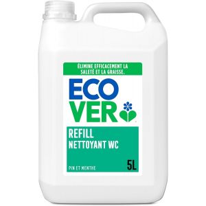 KAL-Recharge Nettoyant Wc, Action Rapide, Nettoyant Aux Extraits Botaniques Pour Éliminer Le Calcaire, Odeur De Pin Et De Menthe, Bouteille De 5 Litres - Neuf