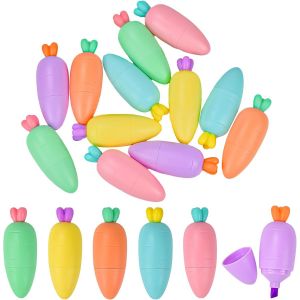 KALQZ-18 Pcs Stabilo Surligneurs Pastel 6 Couleurs Mini Mini Surligneurs Surligneurs Pastel Mini Surligneur Carotte Stabilo Surligneurs Mini Pour Transporter Dans Sac À Dos Cartable - Neuf