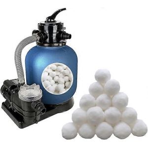 1,5 lb de Filtre de Piscine de Boule pour les Filtres à Sable, Matériau Respectueux de l'environnement, Compatible avec les En-Sol et les Piscines hors-Sol - Neuf