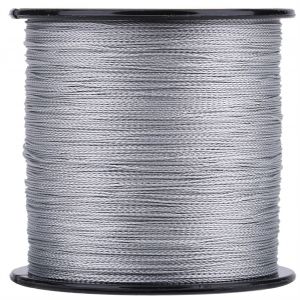 Corde De Peche Tressee Pe 4 Brins Ultra Resistante, 300 M, Multifilament, Grise (4) - Neuf