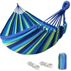 Hamac Portable Et Confortable 280 X 80 Cm Avec Ceinture Et Housse De Transport Pour Intérieur/Extérieur, Terrasse, Jardin, Plage - Neuf