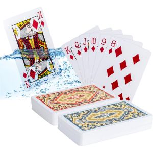 Eryi-Jeux De Cartes À Jouer Carte Poker Plastique - Jeu De Carte 54 - Waterproof Et Durable - Neuf