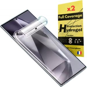 SJZG-[2 Pi&egrave;ces Pour Samsung Galaxy S25 Edge 6.7" - Films De Protection D'&Eacute;cran Hydrogel 3D | Anti-Choc | Compatible Coques | Film Protecteur Tpu Souple | Mieux Qu'Un Verre Tremp&eacute; - Neuf