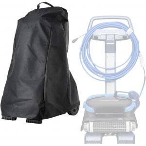 Housse pour robot nettoyeur de piscine 56 x 66 x 107 cm, housse de protection pour nettoyeur haute pression 210D imperméable, coupe-vent, anti-UV, pour piscine extérieure et jardin - Neuf