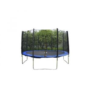 Trampoline - O&iquest;Fitness - 305 Cm - Noir - Capacit&eacute; 130 Kg - Filet De S&eacute;curit&eacute; Robuste - Neuf