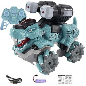 Voiture telecommandee dinosaure 2,4 GHz Monster Truck, voiture de cascade rotative a 360¡ã, tout-terrain, cadeaux pour enfants garcons filles - Neuf