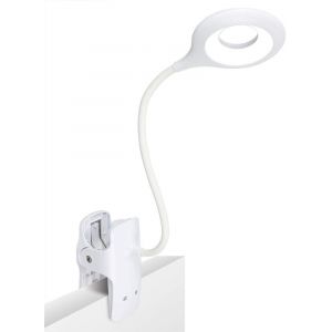 Lampe De Lecture 24 Led, 9 Réglages Différents, Protection Des Yeux, Pince De Livre, Lampe De Lecture Rechargeable Par Usb, Lampe De Bureau À Pince Tactile - Neuf