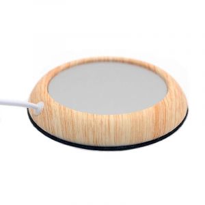Usb Grain De Bois Chauffer Boisson Mug Mat Garder Boisson Chaud Sous-Verre - Neuf