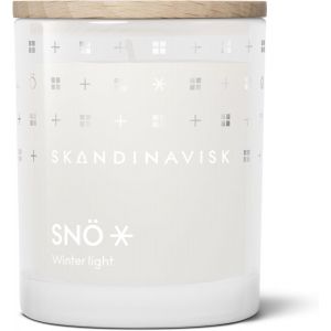 Bougie parfumée « Snow », édition spéciale, notes de parfum : forêts gelées et baies givrées, souffle aigu du ciel subzéro, formule végétalienne, 65 g - Neuf