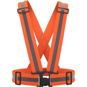 Gilet De Sécurité Réfléchissant Haute Visibilité, Réglable, Pour La Course À Pied Et Le Cyclisme - Neuf