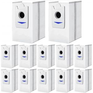 Sacs Poussiere Compatibles Aspirateur Robot Ecovacs T30s T30S AI T30S Pro T30S Care X2 OMNI Complete X2 Omni DEX86 X5 PRO Omni, 99.7% Filtration - Neuf