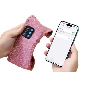 Bandeau De Sommeil Bluetooth Avec Haut-Parleurs Int&eacute;gr&eacute;s Pour Le Yoga Et La Course &Agrave; Pied - Rouge - Neuf