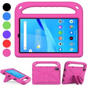 Enfants Coque pour Lenovo Tablette PC Tab M8 8.0"", Léger et Résistant aux Chocs avec Poignée et Support Étui pour Lenovo Tab M8 4th Gen/ M8 3rd Gen/Smart Tab M8/Tab M8 FHD 2019 (Rose).[F5622] - Neuf
