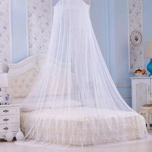 Moustiquaire de Lit,Moustiquaire Lit Grande 250 x 900 x 60cm,Moustiquaire Lit Bebe,Moustiquaire Ciel de Lit,Moustiquaire Filet Ronde,Moustiquaire Baldaquin Anti-Insectes,pour Voyage,Camping - Neuf