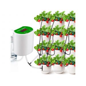 Kit d'irrigation goutte &agrave; goutte automatique pour plantes en pot - Syst&egrave;me 12 en 1 - Neuf