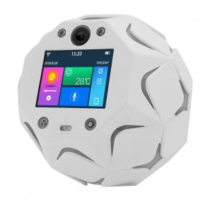 Haut-parleur Bluetooth, telecommande, appareil photo, carte TF, lecteur MP3, stereo, lumiere LED, reveil (prise UE) - Neuf