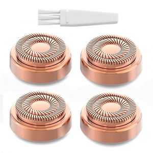 Accessoires Pour Femmes, Têtes De Rechange Pour Épilateur Facial De 2e Génération, Pour Une Épilation Impeccable Du Visage, Double Halo, Indolore Et Lisse - Neuf