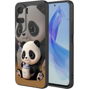 Kal-Silicone Coque Pour Honor 90 Lite 5g, Antichoc Souple Soyeux Très Mince Premium Tpu Housse, Élégant Simple Mignon Motif Étui, Anti-Rayures Tissu Microfibre, P5 - Neuf