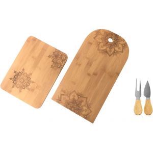 Senior-Lot De 2 Planches À Découper En Bambou[L1341] - Neuf