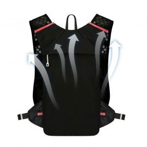 Sac A Dos D'hydratation, Sac A Dos Multipoches Pour Fournitures De Sport, Noir - Neuf