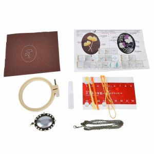 Kit De Broderie A Faire Soi-Meme, Collier, Materiel De Couture, Balancoire Faite A La Main, Cadeau Artisanal (Type A) - Neuf