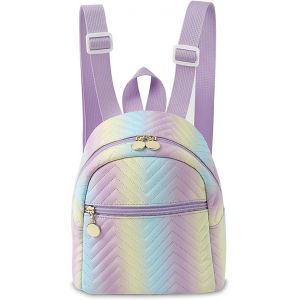 Coloré Sac À Dos Enfant Bébé,Sac Personnalisable Enfant,Sac A Dos Maternelle Fille Avec Bandoulière Réglable Sacs À Dos Pour Enfant Personnalisé Mini Sac Fille 1-3 Ans (19 * 10 * 18cm) - Neuf