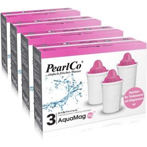 Aquamag Classic Pack De 12 Cartouches Filtrantes Avec Magn&eacute;sium U2013 Compatible Avec Brita Classic - Neuf