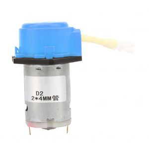 Pompe peristaltique a amorcage automatique D-2 2 x 4 mm DC 6 V pour analyse en laboratoire (bleu) - Neuf