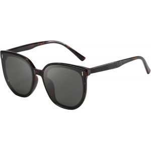 Lunettes De Soleil Pour Homme Et Femme Avec Lentille En Nylon Pour Conduite, Plage, Randonnée, Cyclisme, Design Tendance, Anti-Uv, Uv400, Anti-Éblouissement, Monture Tr, Écaille De Tortue - Neuf