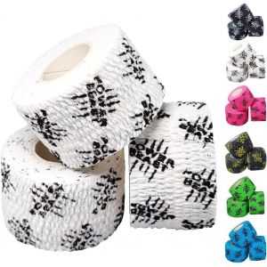 3x Sport Tape Crossfit,Strap Doigt,3 Rouleaux Cohesive Tape Elastique,Hook Grip Tape Coton Résistant À La Transpiration,Respirant,Haltérophilie,Crossfit,Callisthénie..[B179] - Neuf