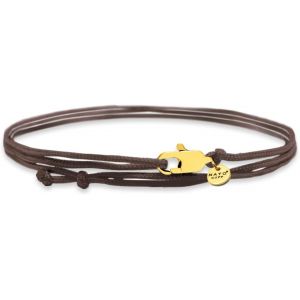Kalanka-- Bracelet Wrap Double Tour Nylon - Fait Main En France - Ajustable- Bijou Homme Ou Femme - Neuf