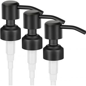 3 Pièces Distributeurs Pompe de Remplacement,Savon Lotion Liquide Ajutage Le maçon Pot Buse Bocal Tube d'extension pour Bouteilles Plastique 25mm-30mm - Neuf