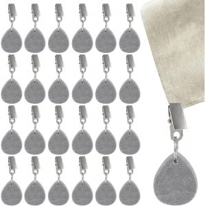 Ulteronixshop-Lot de 24 Poids Nappe De Table Exterieur Poids de Nappe en Pierre Marbre Naturel de pour l'ext&eacute;rieur Poids pour Nappe de Table Exterieur, Les Pique-niques, Les f&ecirc;tes - Neuf