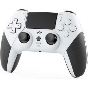 Manettes Compatibles Avec Ps4,Manette Sans Fil Pour P4 Slim/Pro Avec Turbo Vibration/Capteur Gyroscopique - Neuf