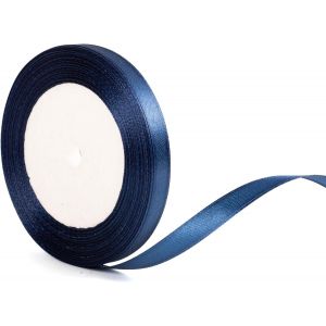 Ruban Bleu Marine De 10 Mm De Long Pour Emballage Cadeau,D&eacute;coration De G&acirc;teau De No&euml;l,Bouquet,Bouquet,Bouquet,Boutique,D&eacute;coration De Voiture De Mariage-22 M De Profondeur - Neuf