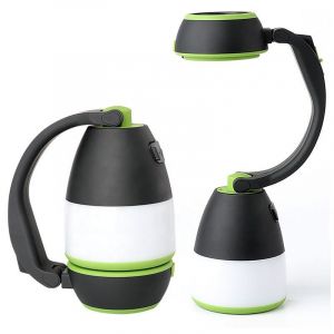 Torche De Camping Rechargeable 3 En 1 Lanterne De Bureau Tente De Camping Torche Transformable Lampe De Travail Avec Batterie 2000 Mah Led Lecture De Randonnée En Plein Air Intérieur - Neuf