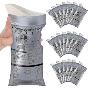 Sac D'urinoir D'urgence Jetable Dhrs,8 Sacs De Pipi De Camping Portables,Sacs De Pipi De Voyage,Sac D'urine Portable D'urgence D'embouteillage,Sacs À Vomi,Pour Les Hommes - Neuf